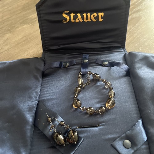 Stauer jewelry set black - set:,