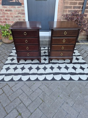 Pair vintage stag drawer - vintage,