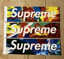 Damien Hirst Supreme Spin Art Box Logo Sticker Set 2009 Spin painting
