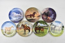 Spode & Wedgwood Earthenware Fine Bone China 8” Horse Decorative Plates x7