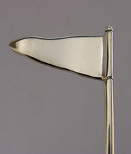 STERLING SILVER GOLF FOOTBALL