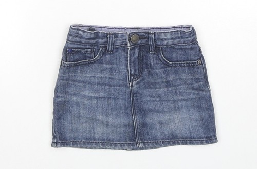 Gap girls blue cotton mini - blue,