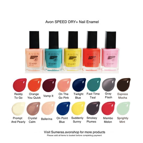 Avon speed dry nail - speed, enamel/in