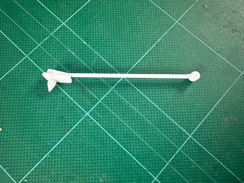 Printed white pla - 3d,