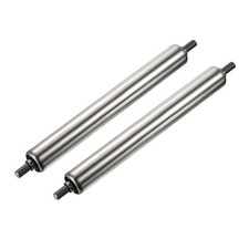 2 Pcs Conveyor Roller Silver 1