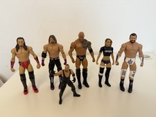 Mattel WWE Action Figure Bundle Job Lot of 6