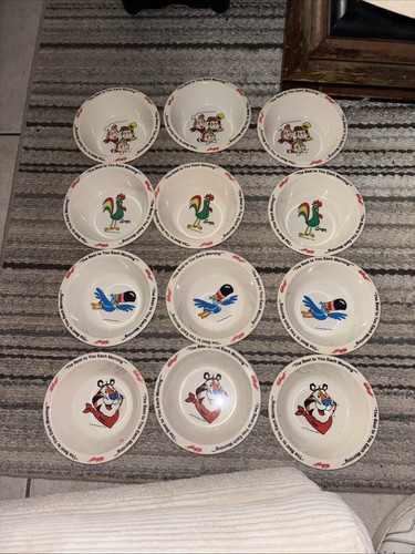 Vintage kelloggs cereal bowl - kelloggs,