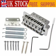 Chrome Tremolo Bridge System Kit For Fender Stratocaster Strat Electric Guitar