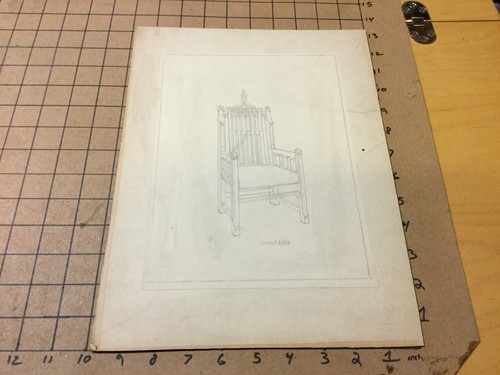 Vintage original drawing - vintage,