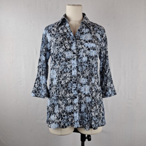 Afibel floral blouse neck - floral, v