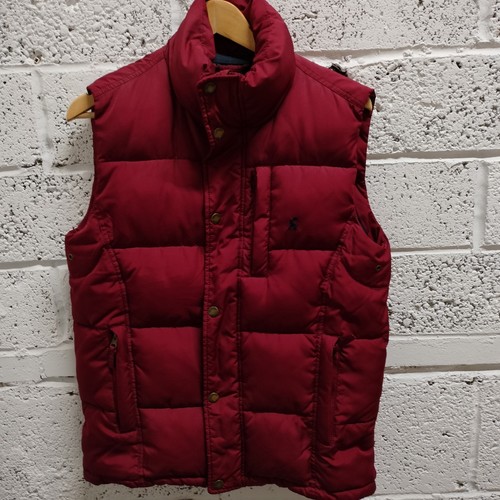 Joules dark red padded - joules, gilet