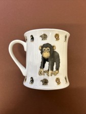Monty Monkey Mug By Lesser & Pavey Fine Bone China. Chimpanzee Ape.