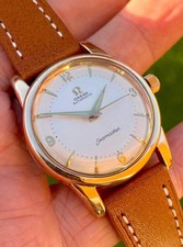 OMEGA Seamaster Rose Gold Steel case Cal 501 Automatic 1958 mens vintage Watch