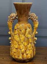 Antique Large Majolica Dolphin