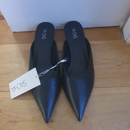Sacha black faux leather - faux,