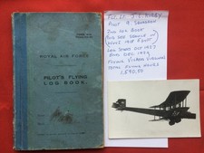 Pre WW2 Pilots Log Book