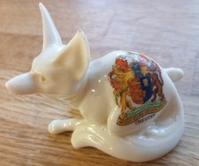 Lovely Rare Vintage Crested China Bat Eared Fox Chester Crest Grafton China