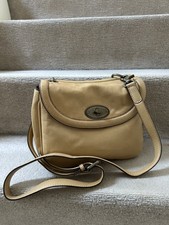Mantaray Genuine Leather Shoulder/Crossbody Handbag 'Camel' -  Size Medium