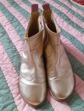 BODEN GOLD LEATHER ANKLE