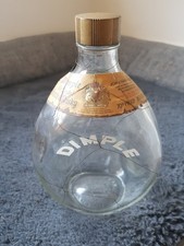Vintage dimple whisky bottle - vintage,