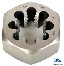 HSS Die Nut 1/4" x 26 tpi BSF