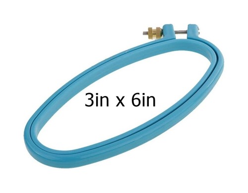 Oval blue skc plastic - 3",