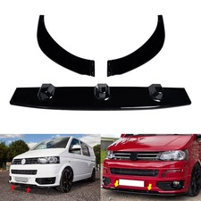 Black front bumper lip - front,