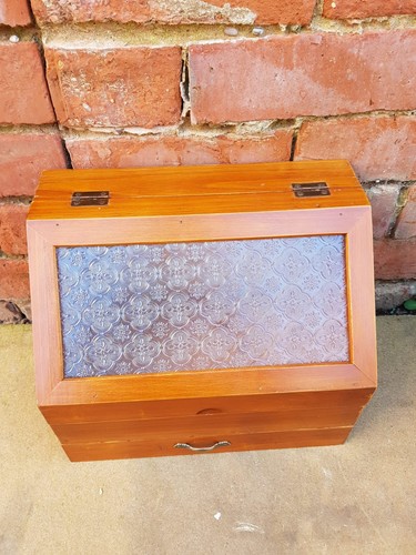 Vintage wooden wall cabinet - vintage,
