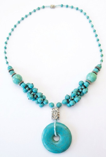 Real turquoise howlite