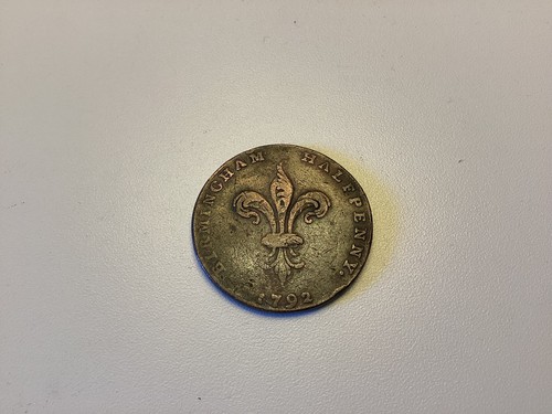 Original 1792 birmingham half - 1792,