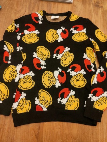 Mens grinch christmas - mens, jumper