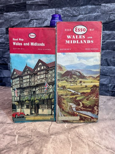 Vintage esso road - road, maps