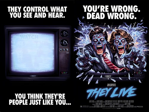 They live 1988 quad poster - they,