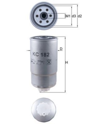 Mahle fuel filter for - , iveco