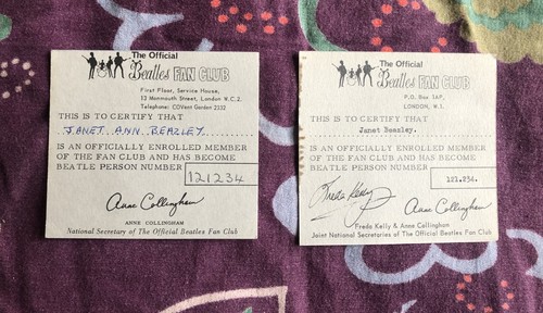 Beatles fan club uk - x,