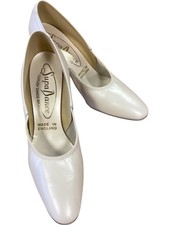 Supadance Luxury Dance Shoes Style 1008 White Leather UK Size 4.5 Round Toe