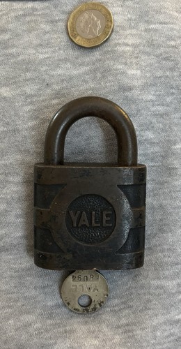 Yale bronze padlock with - yale,