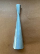 Vintage MCM Royal Selangor Pewter Candle Stick Taper Holder with engraving