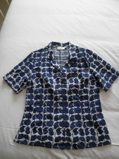 Adini ladies/womens shirt, blue and white, unworn.