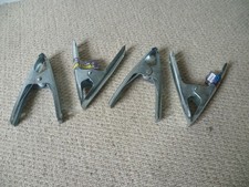 4 x 6'' Spring Clamps Large Metal Market Stall Sheet Tarpaulin Cover Clip Grip