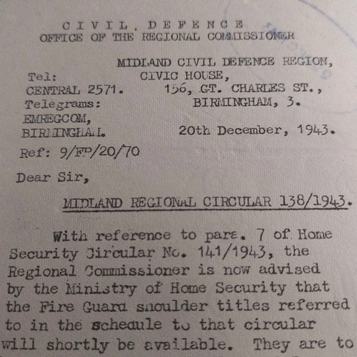 Ww2 birmingham civil defence - birmingham,