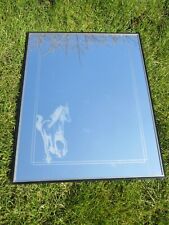  Mirror Engraved Unicorn Framed Mirror Birthday/Wedding/New Home/Gift 20" x 16" 