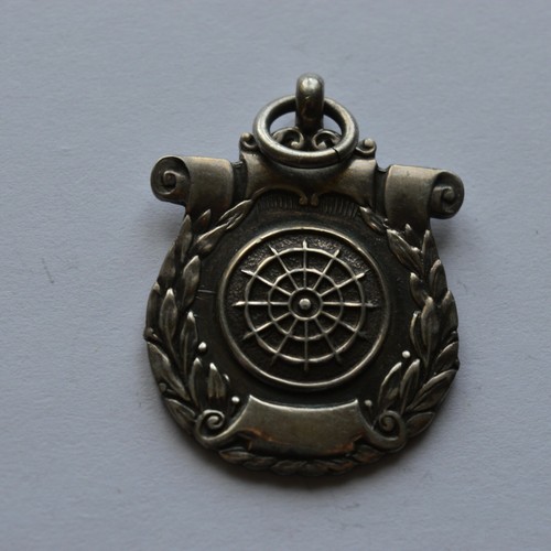 Dart sterling silver fob badge - silver,