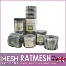 The Mesh Company Galvanised Rat Mesh Roll | Rodent Proofing Welded RatMesh Roll