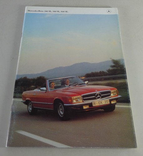 Brochure mercedes benz r107 - brochure, mercedes-benz
