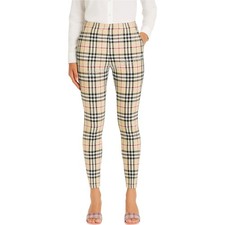 Ladies Womens Leggings Checked