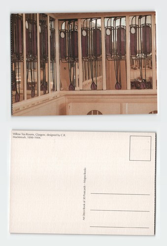 Postcard willow tea rooms - postcard,