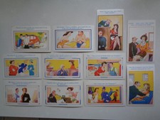 11 x Seaside Comic Postcards by Artist 'T' New & Unposted