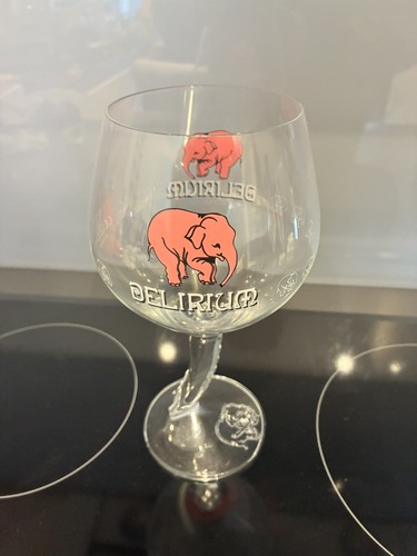 Delirium tremens beer glass - delirium,