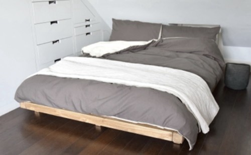 Futon company acacia platform - futon,